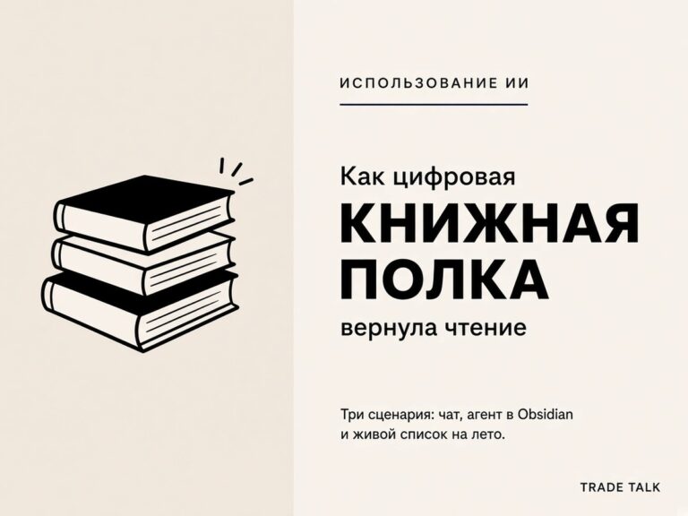 Как цифровая книжная полка вернула чтение — Trade Talk
