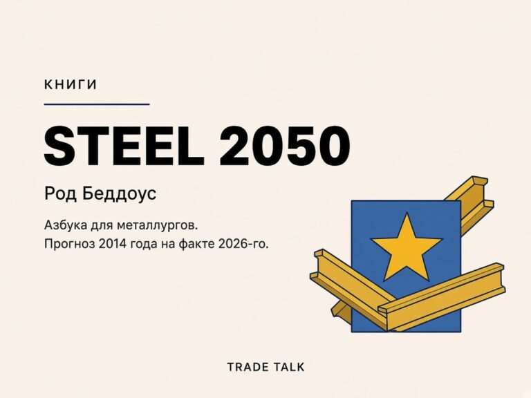 STEEL 2050 — Род Беддоус. Обложка обзора Trade Talk